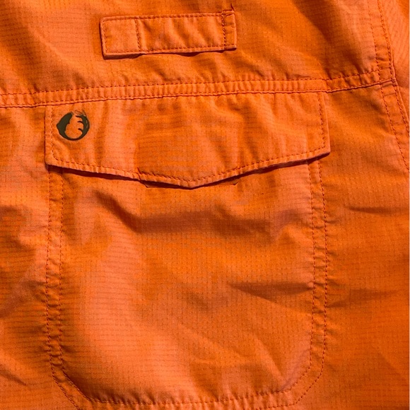 3/$15 The American Outdoorsman men size XXL button down orange creamsicle - Picture 2 of 7